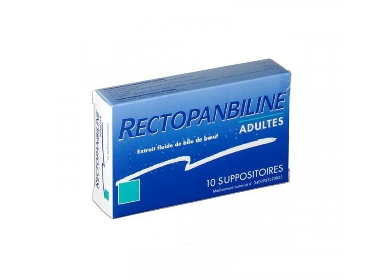 Rectopanbiline - 10 Suppositoires adulte