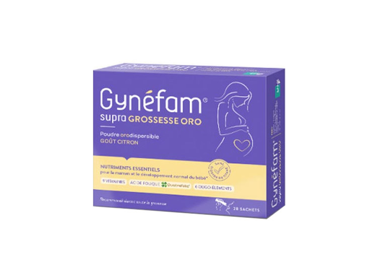Gynéfam Supra Grossesse Oro - 28 sachets - Pharmacie en ligne