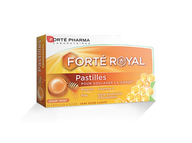 Forte Pharma Forté royal pastilles Miel - 24 pastilles