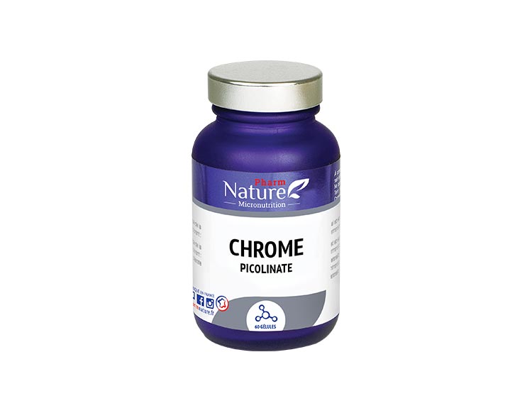 Pharm Nature Micronutrition Chrome picolinate - 60 Gélules