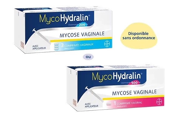 Packaging des deux formats Mycohydralin