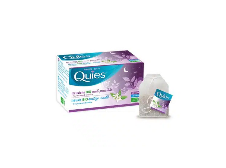 Quies Nuit Paisible Infusions BIO - 20 sachets