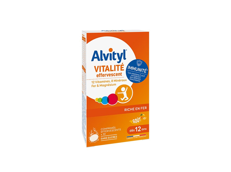Alvityl Vitalité Effervescent - 30 comprimés effervescents
