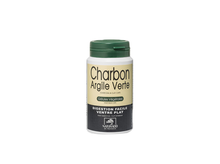 Naturado en Provence Argile Charbon - 120 gélules végétales