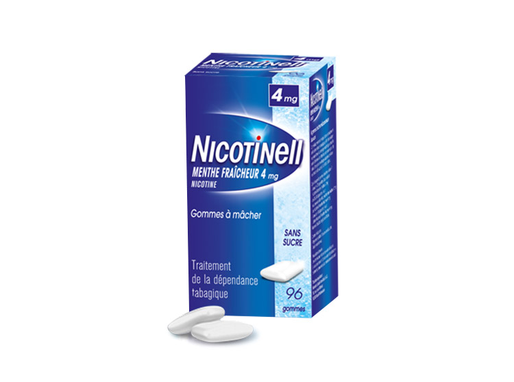 Nicotinell Gomme Menthe 4mg - 96 gommes à mâcher