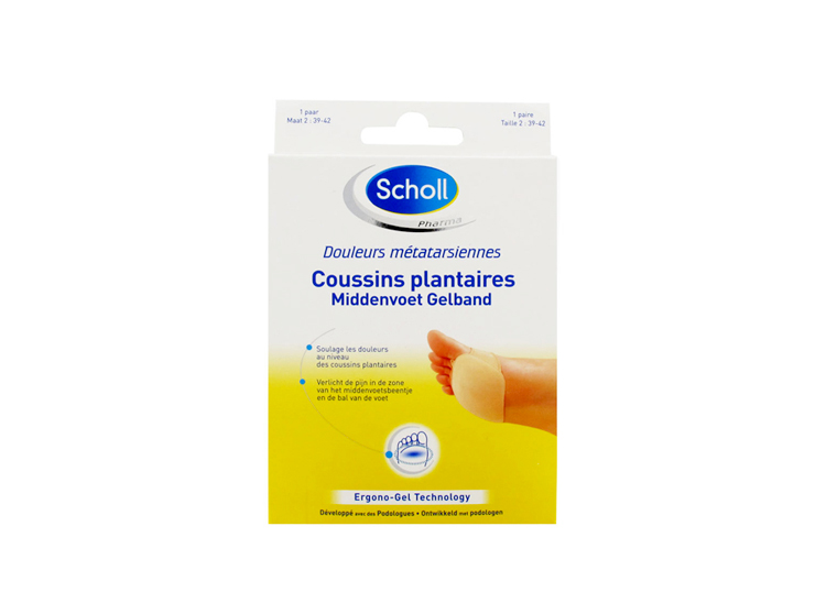 Scholl coussins plantaires taille 2 - 1 paire