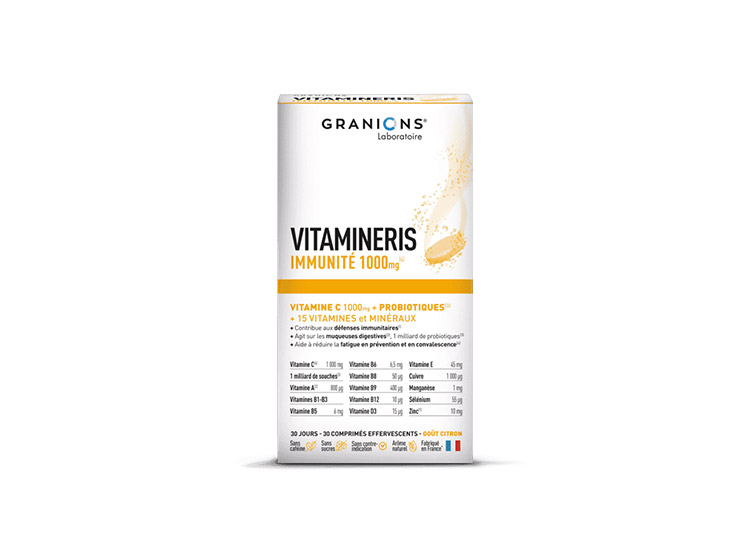 Granions Vitamineris Immunité 1000mg - 30 comprimés