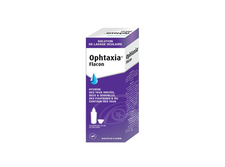 Bausch & Lomb Ophtaxia solution lavage oculaire et oeillère - 120ml