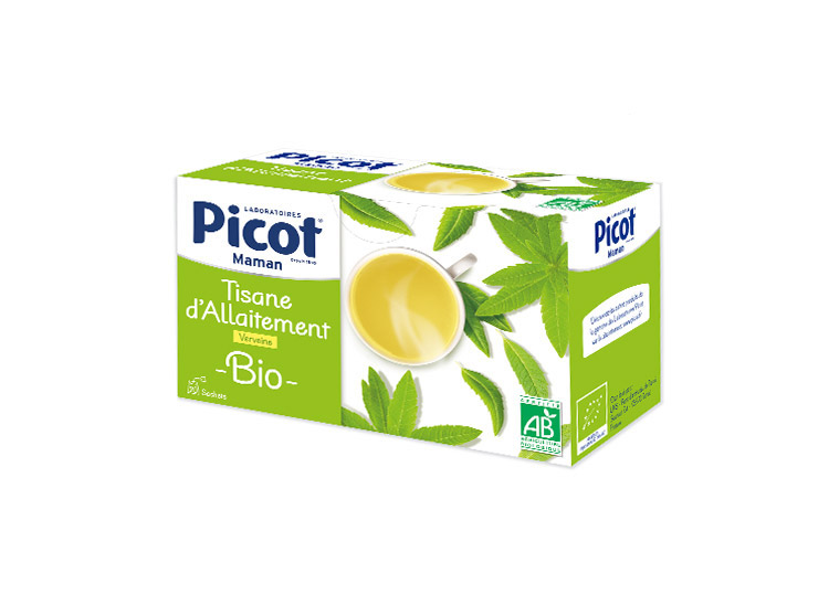Picot Maman Tisane d'allaitement BIO Menthe douce saveur citron - 20 sachets