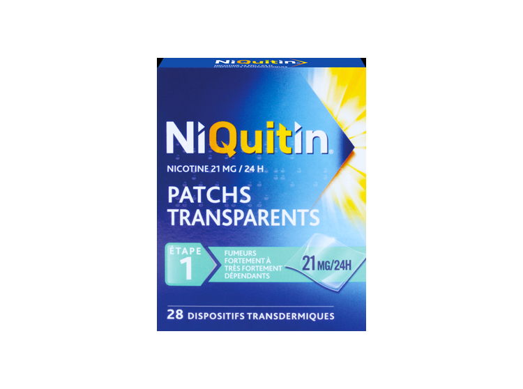 Niquitin 21mg/24 heures dispositif transdermique - 28 patchs