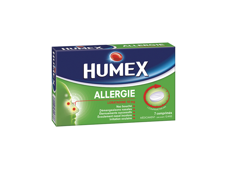Humex allergie Loratadine 10 mg - 7 Comprimés