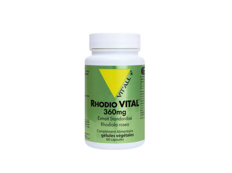 Vitall+ Rhodio Vital 360mg - 60 gélules