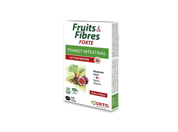 Ortis Fruits & Fibres Forte - 12 comprimés