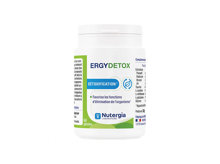 Nutergia Ergydetox Détoxification - 60 gélules