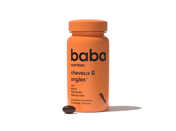 Baba Nutrition Cheveux & Ongles - 60 capsules