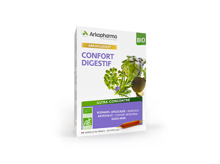 Arkopharma Arkofluides Confort digestif BIO - 20 ampoules