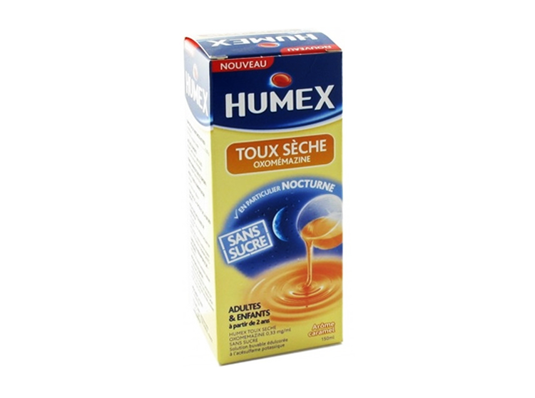 Humex Toux sèche Oxomemazine sans sucre - 150ml
