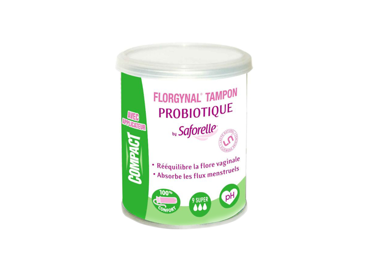 Saforelle Tampon Probiotique compact - x9