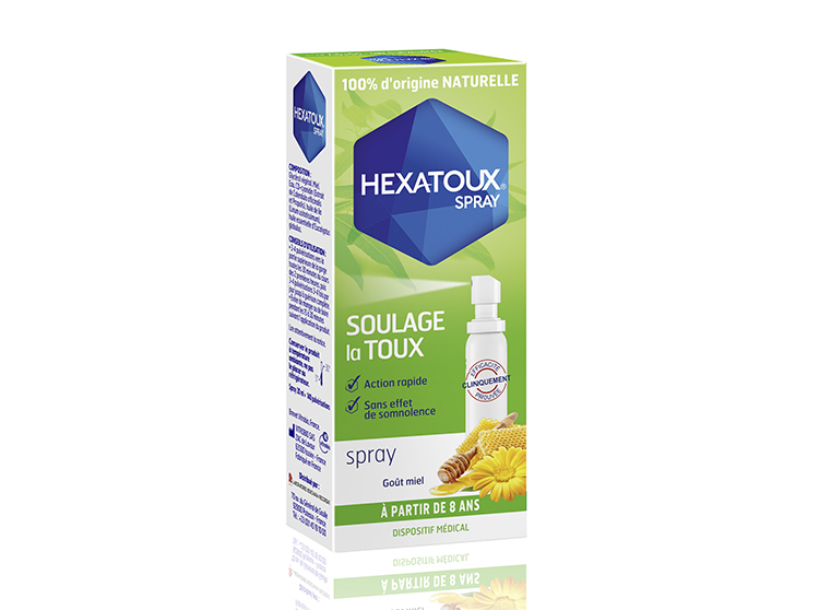Hexatoux Spray goût miel - 30ml