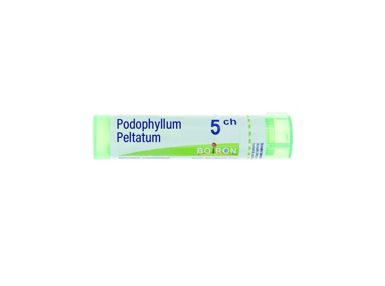 Boiron Podophyllum Peltatum 5CH Tube - 4 g