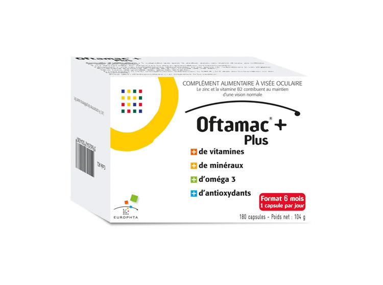 Oftamac+ - 180 capsules