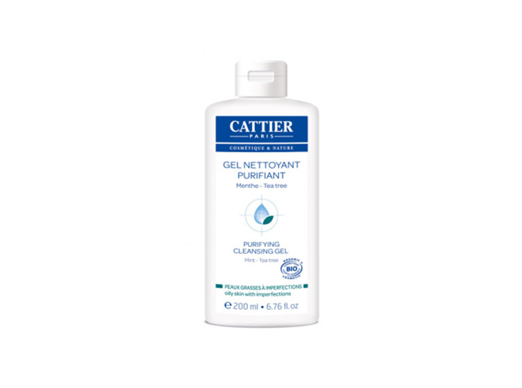Cattier gel nettoyant purifiant BIO - 200ml