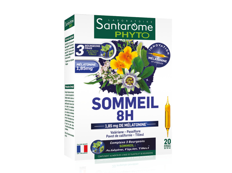 Santarome Phyto sommeil 8H - 20 ampoules