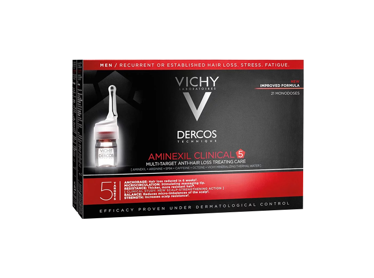 Vichy Dercos Technique Aminexil clinical 5 Hommes - 21x6ml
