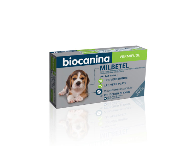 Biocanina Milbetel Petit chien - 2 comrpimés