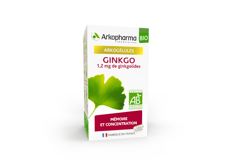 Arkopharma Arkogélules Ginkgo BIO - 150 gélules