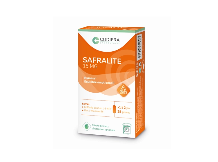 Codifra Safralite 15mg - 28 gélules