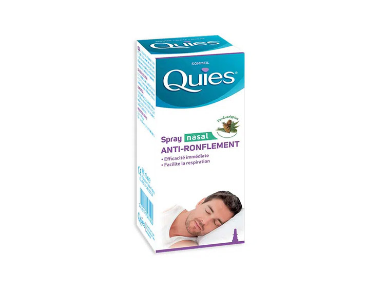 Quies Spray nasal Anti-ronflement Parfum Pin-Eucalyptus - 15 ml