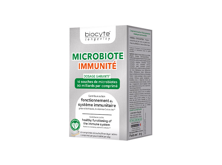 Longevity Microbiote Immunité - 20 comprimés