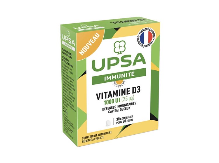 UPSA Vitamine D3 1000 UI - 30 comprimés