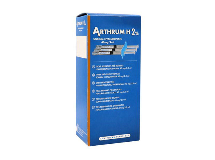 Arthrum H2% - Sodium hyaluronate - x3 seringues