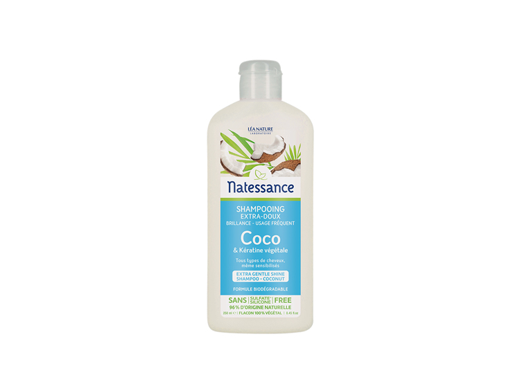 Natessance Shampooing Coco et Kératine végétale - 250ml