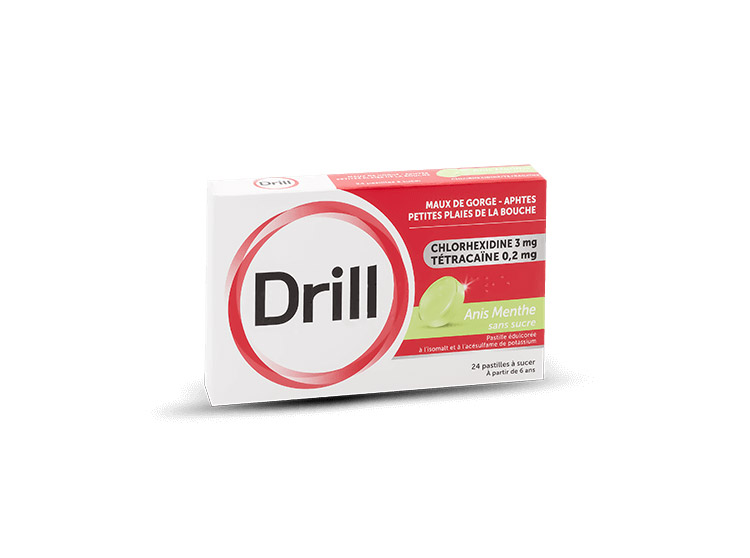 Drill Pastille Anis Menthe - 24 pastilles