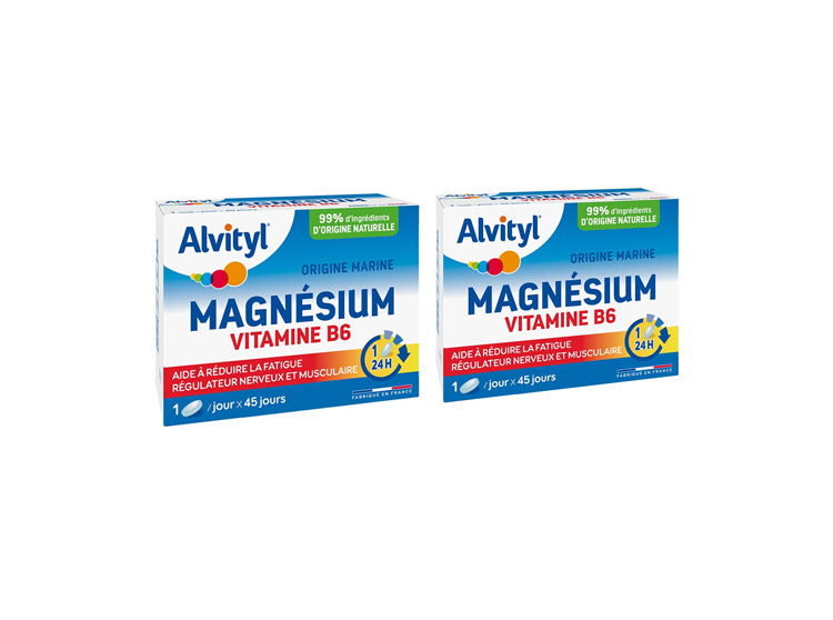 Magnésium Vitamine B6 - 2 x 45 comprimés