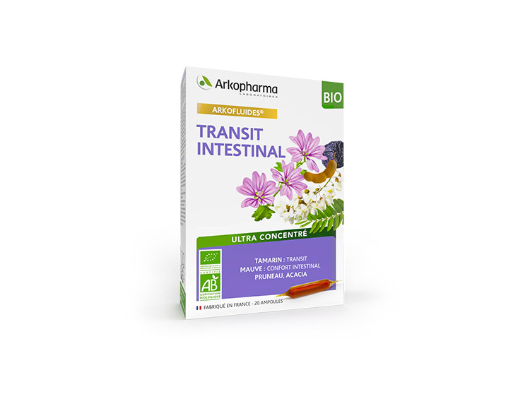 Arkopharma Arkofluides Transit intestinal BIO - 20 ampoules