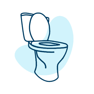 illustration toilettes