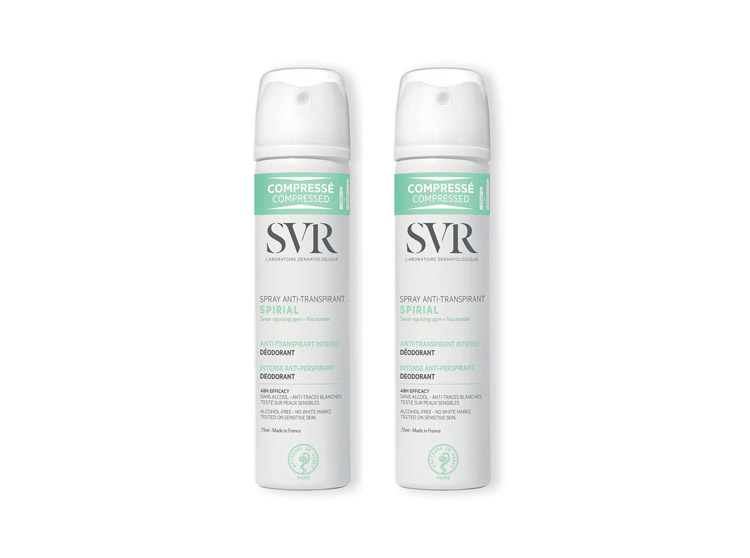 SVR Spirial Spray Anti-transpirant - 2x75ml