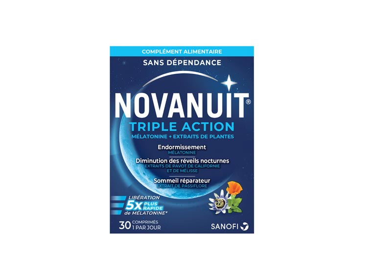 Sanofi Novanuit triple action - 30 comprimés