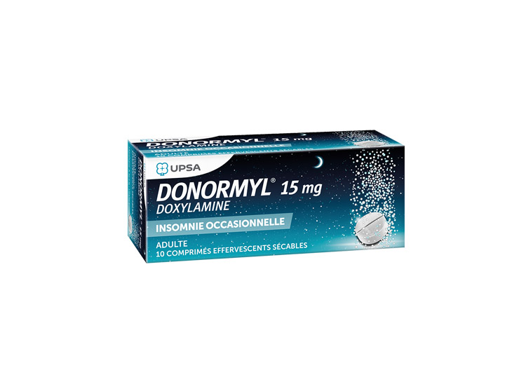 UPSA Donormyl 15 mg - 10 comprimés effervescent