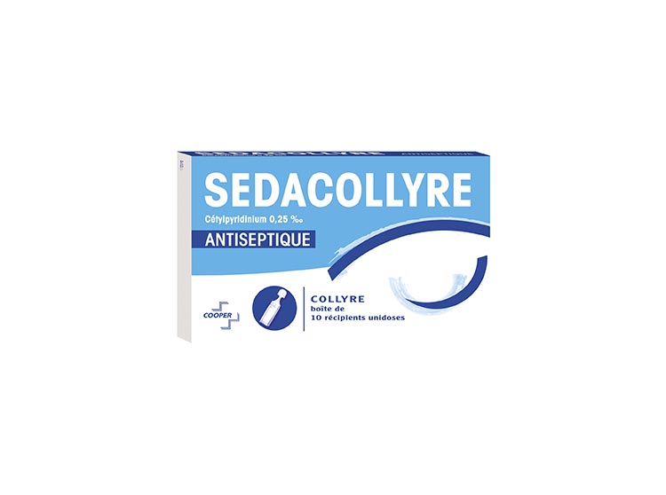 Sedacollyre 0.025% Collyre - 10 unidoses