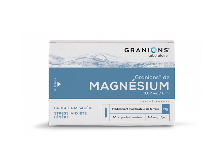 Magnésium - x30 ampoules