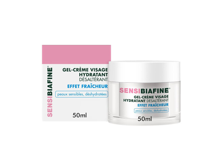 Sensibiafine Gel-crème visage hydratant désaltérant Effet fraîcheur - 50ml