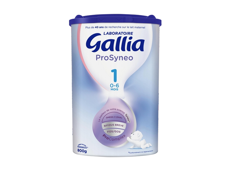 GALLIA Prosyneo 1 AGE Lait infantile Bifidus Probiotique (800g) Pharmacie  Veau