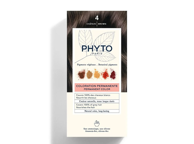 Phyto Phytocolor Kit de coloration permanente - 4 Châtain