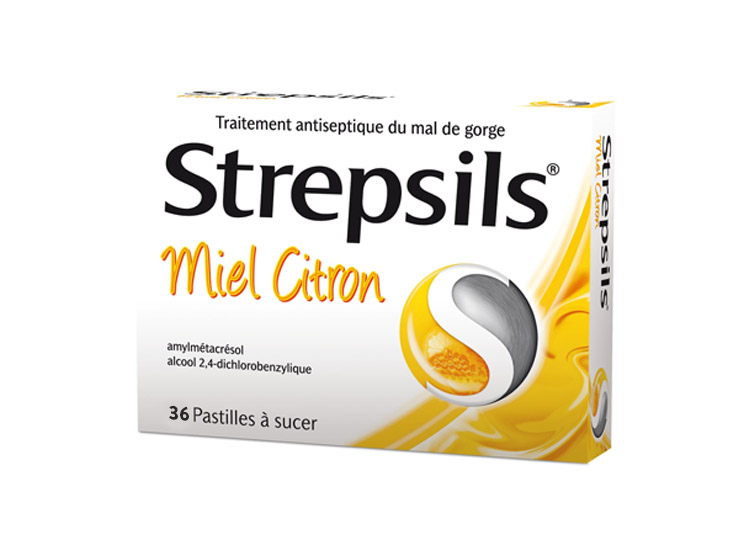 Strepsils Miel Citron - 36 Pastilles à sucer